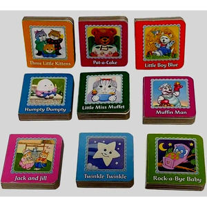 Nursery Rhyme Kids Board Book Bundle Of 9 Collectibles